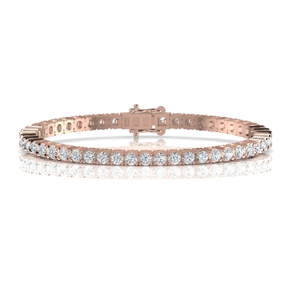 Silver Luminous Tennis Bracelet
