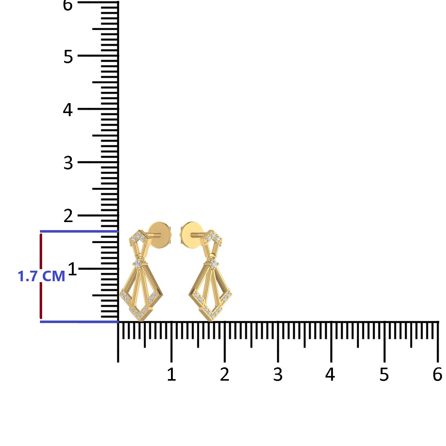 Dangle Drops Silver Earrings