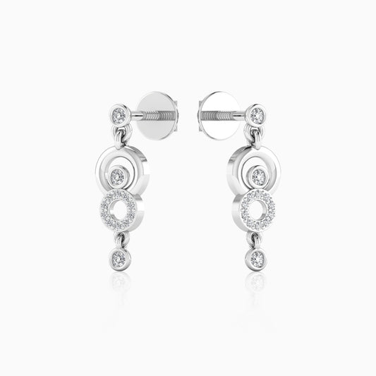 Traditional Silver Drop Earring