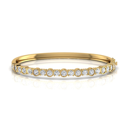 Lab Diamond Gold Bracelet