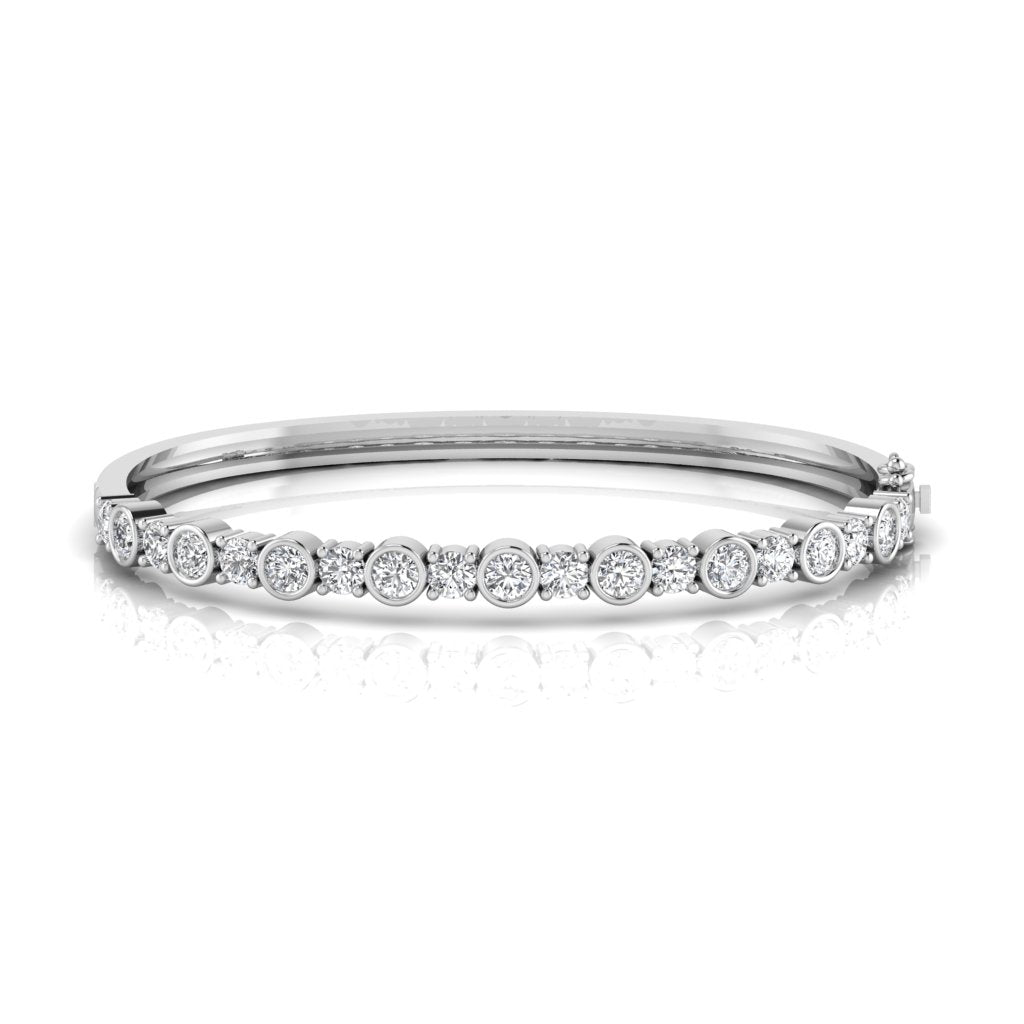 Lab Diamond Gold Bracelet