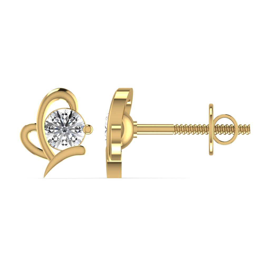 Lab Diamond Stud Earring
