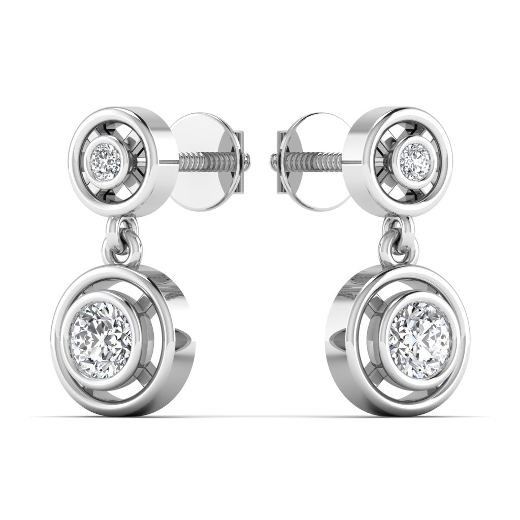 Diamond Drop Earring
