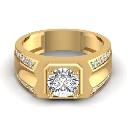 Lab Diamond Men's Ring