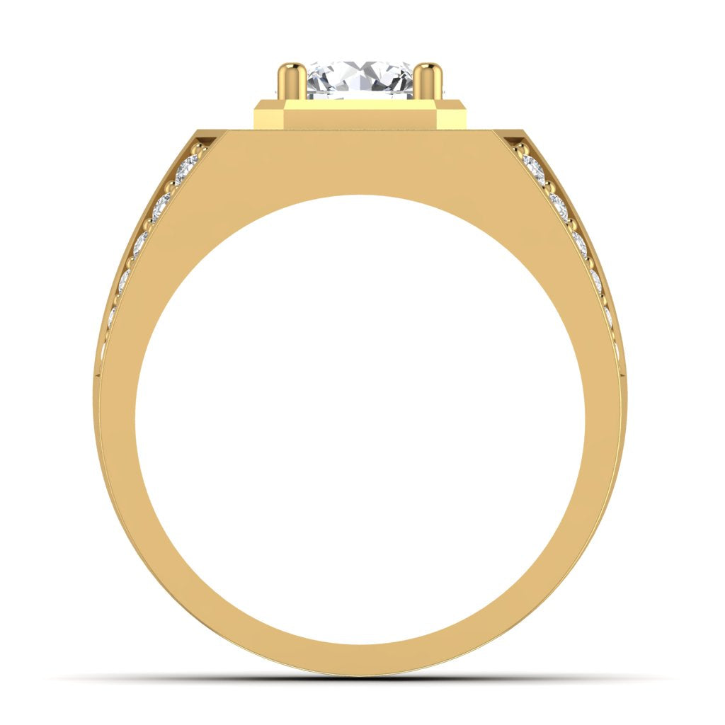 Lab Diamond Men's Ring