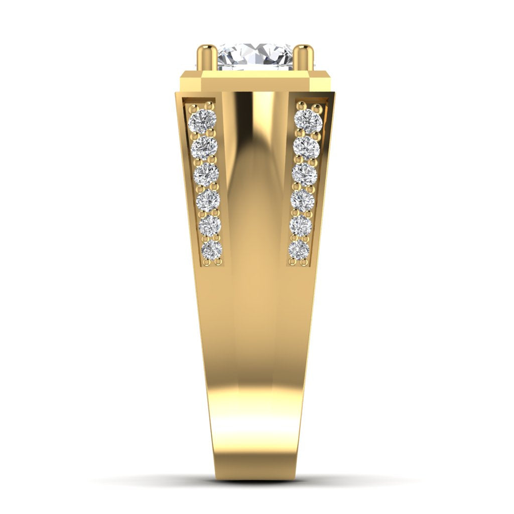 Lab Diamond Men's Ring