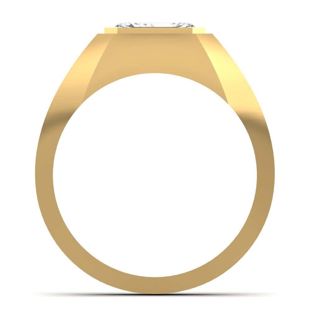 Emerald Cut Men's Ring