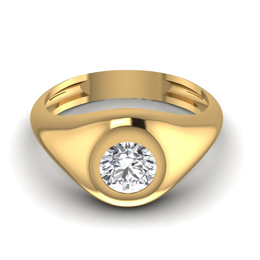Lab Diamond Men's Ring