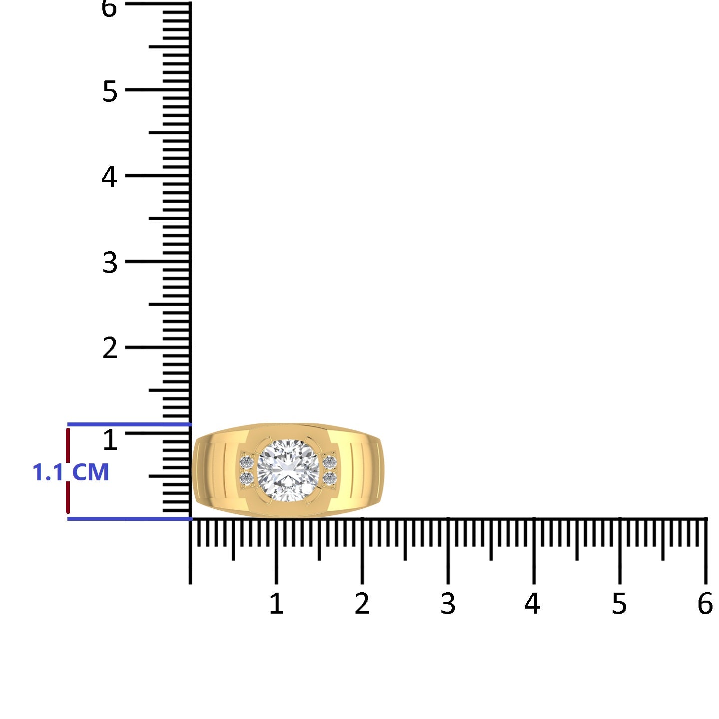 Solitaire Cushion Diamond Ring