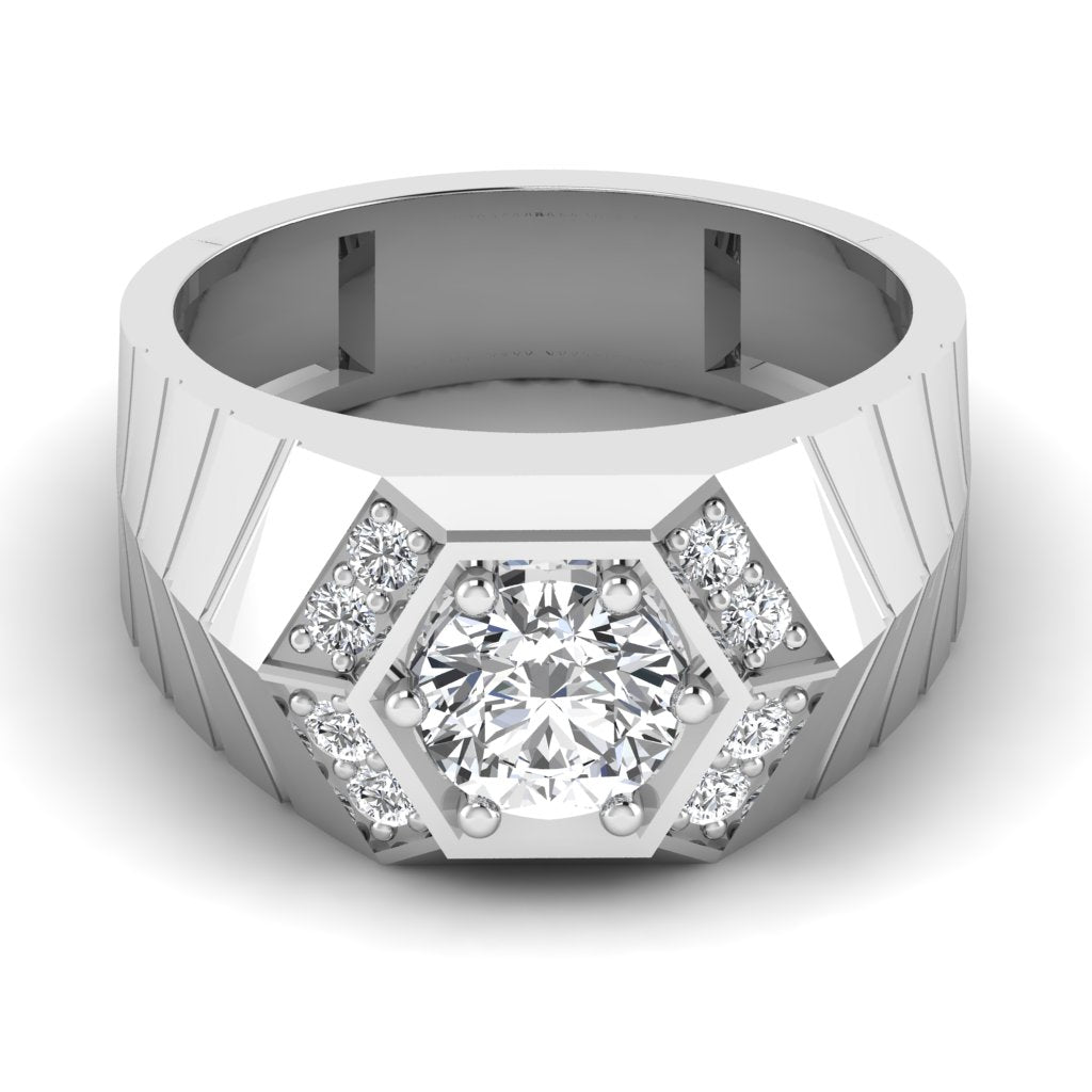 Solitaire Men's Diamond Ring