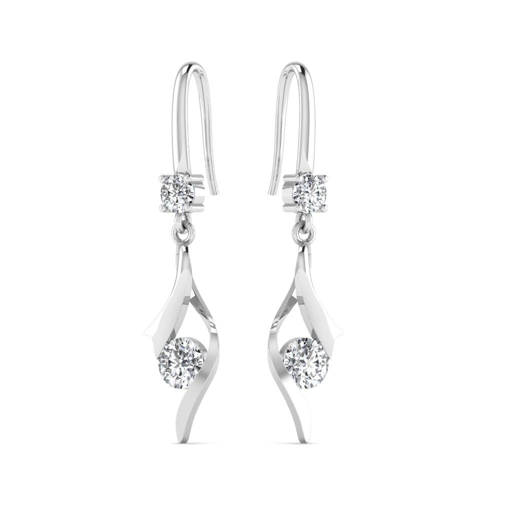 Lab Diamond Drop Earring