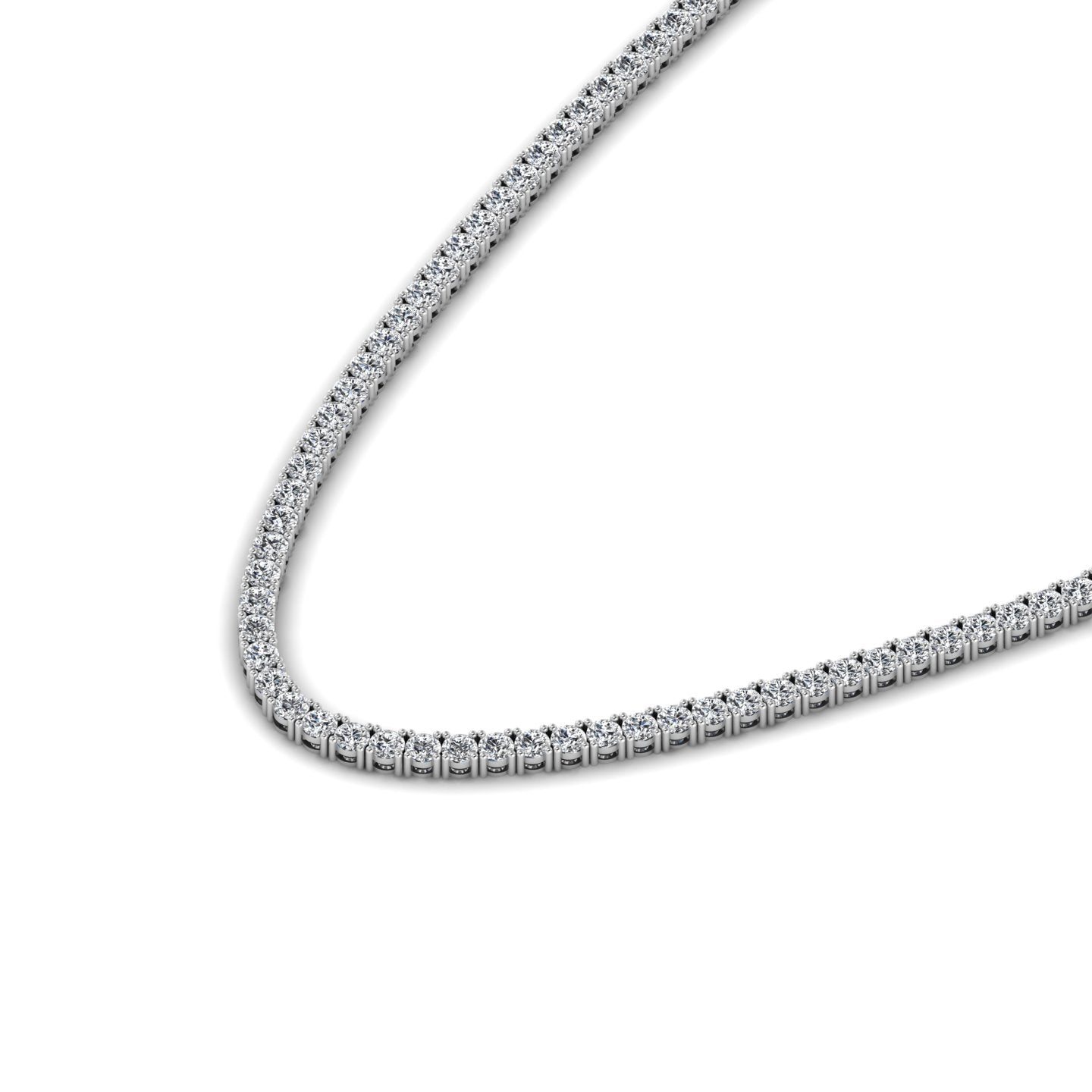 925 Silver Tennis Necklace