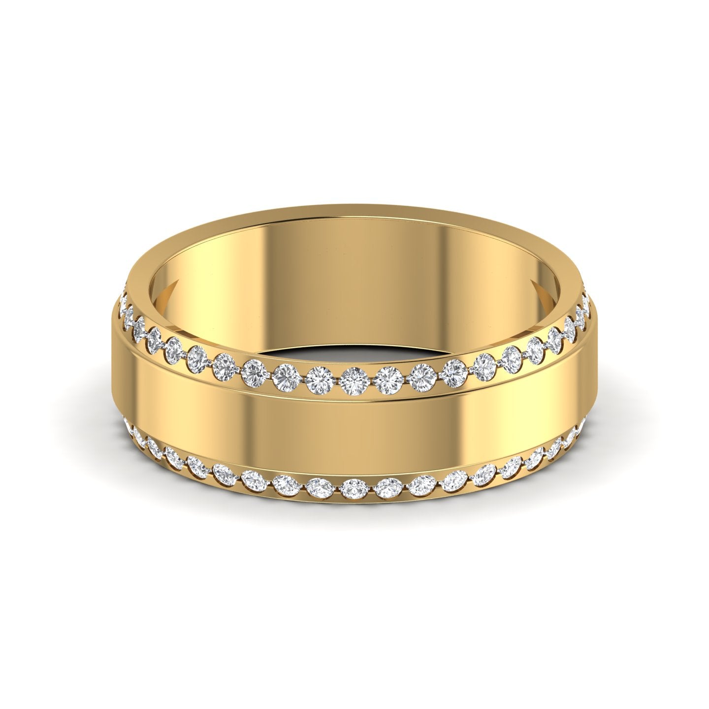 Lab Diamond Gold Band
