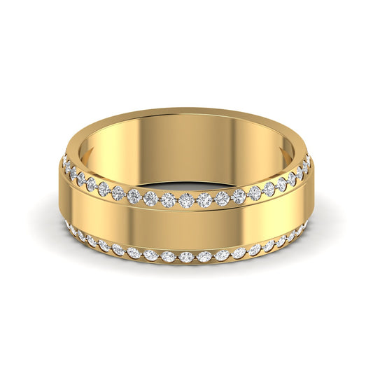 Lab Diamond Gold Band