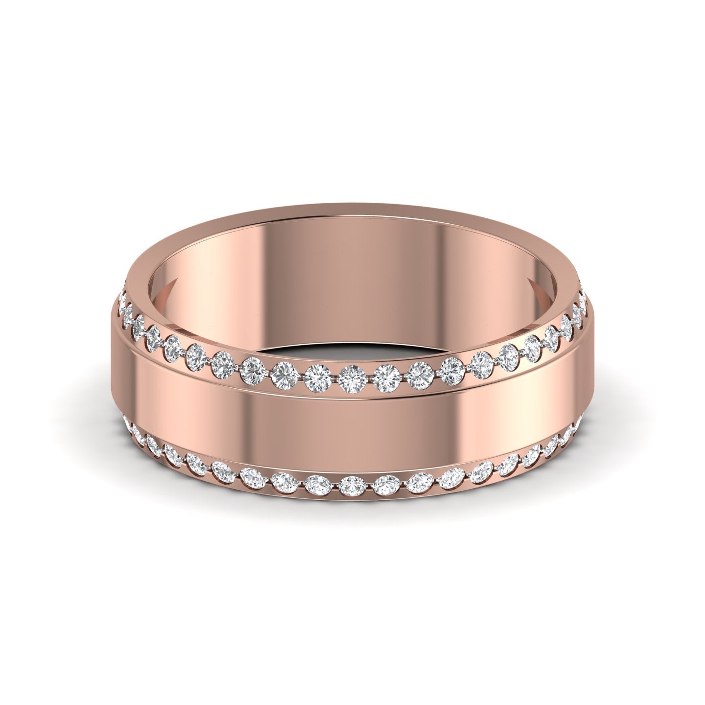 Lab Diamond Gold Band