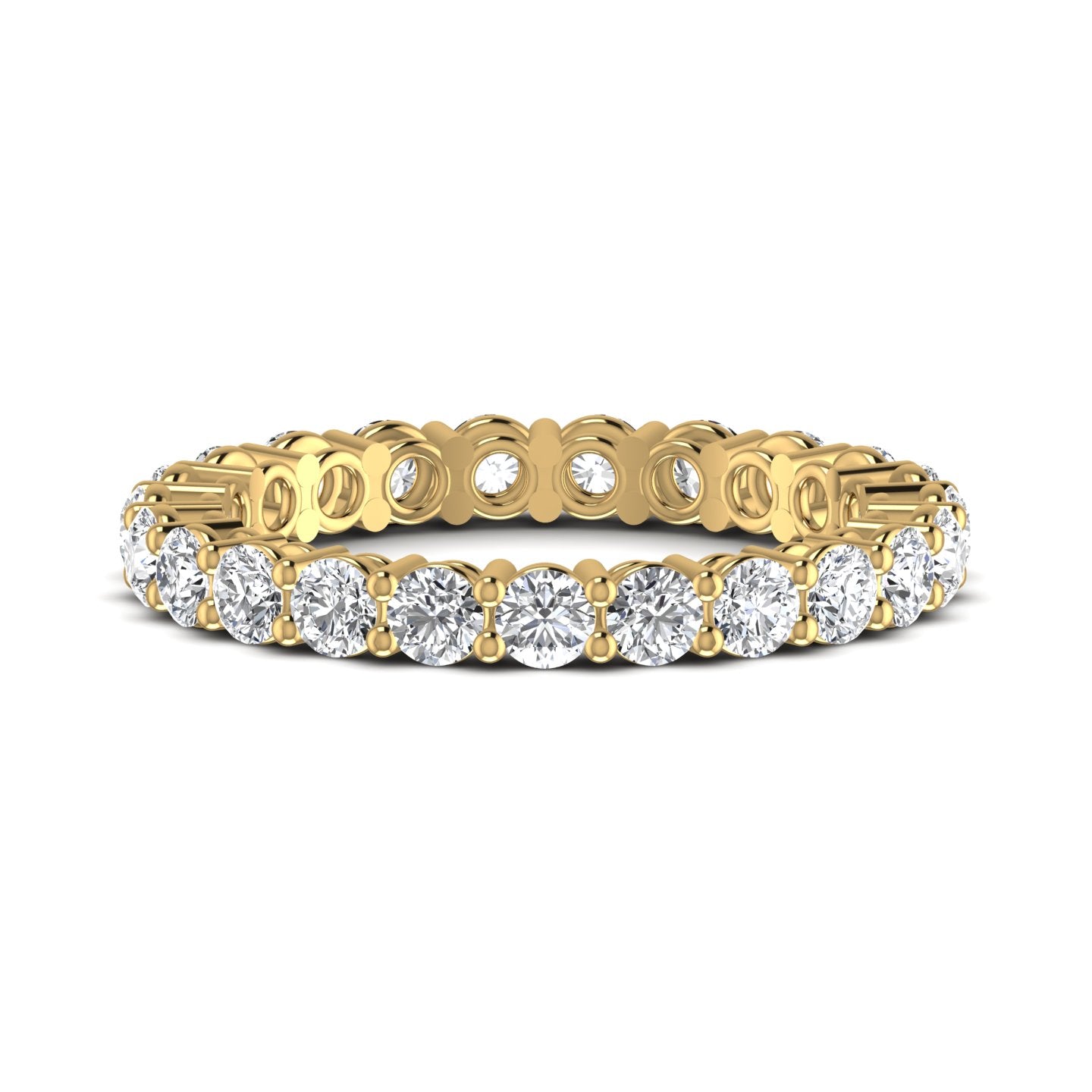 Lab Diamond Wedding Band
