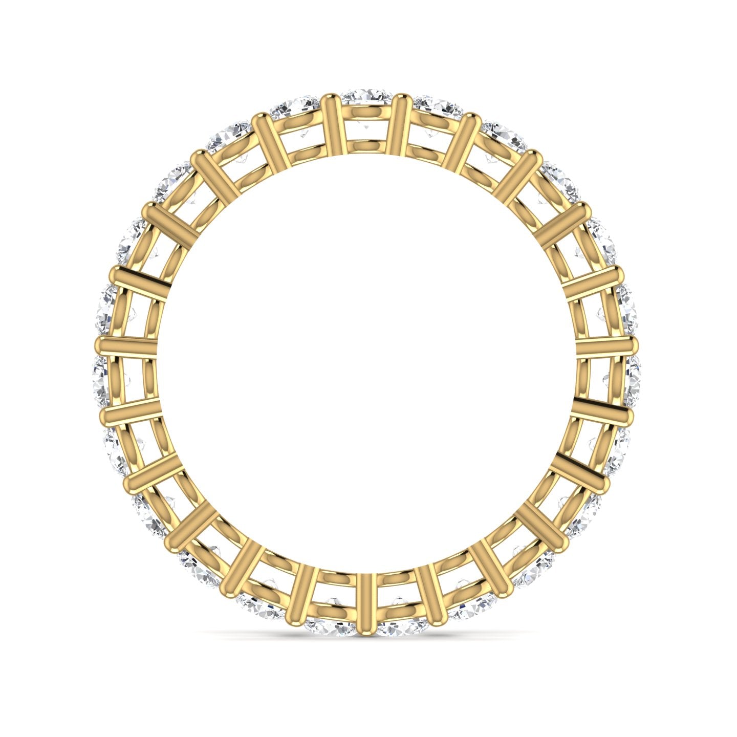 Lab Diamond Wedding Band