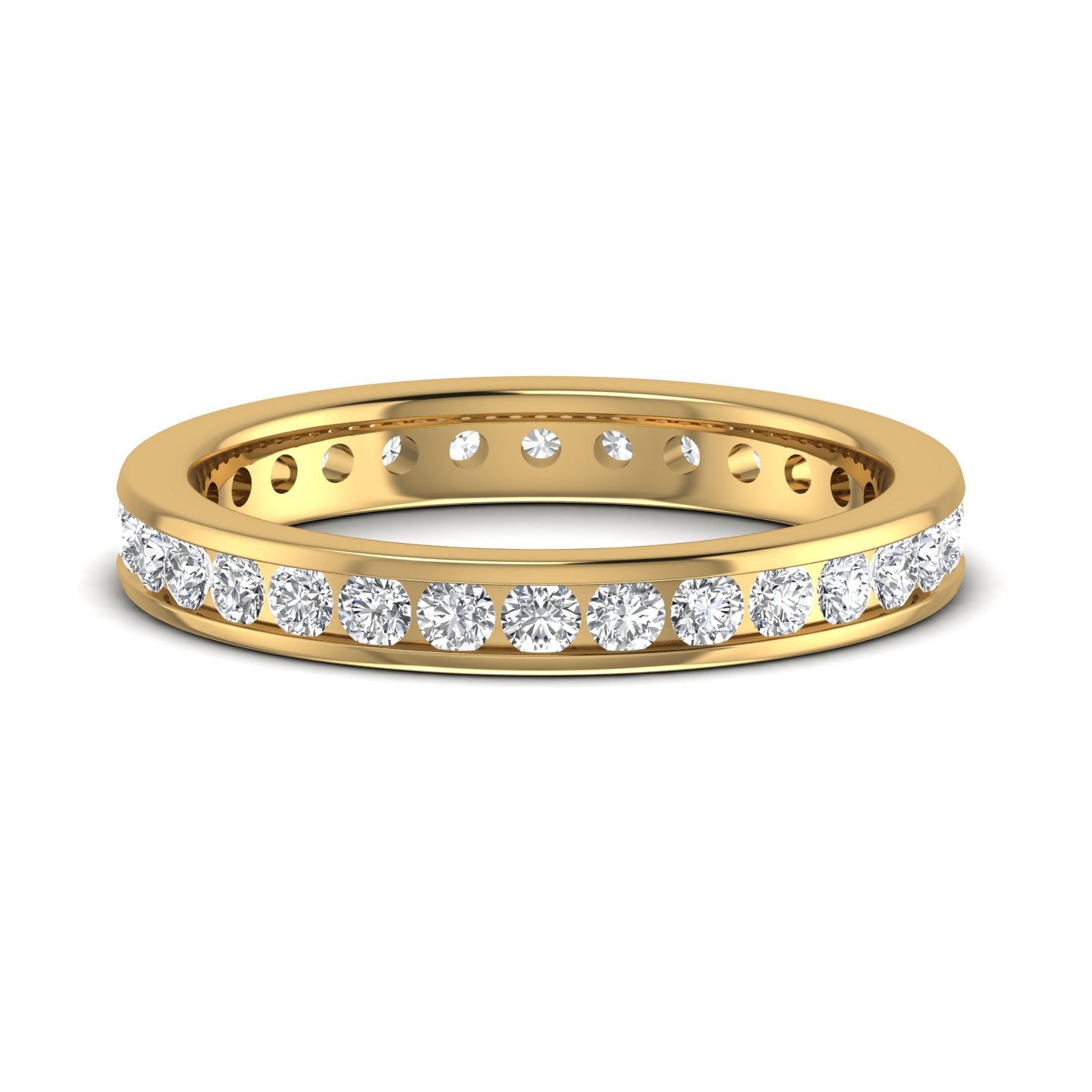 Lab Diamond Gold Ring