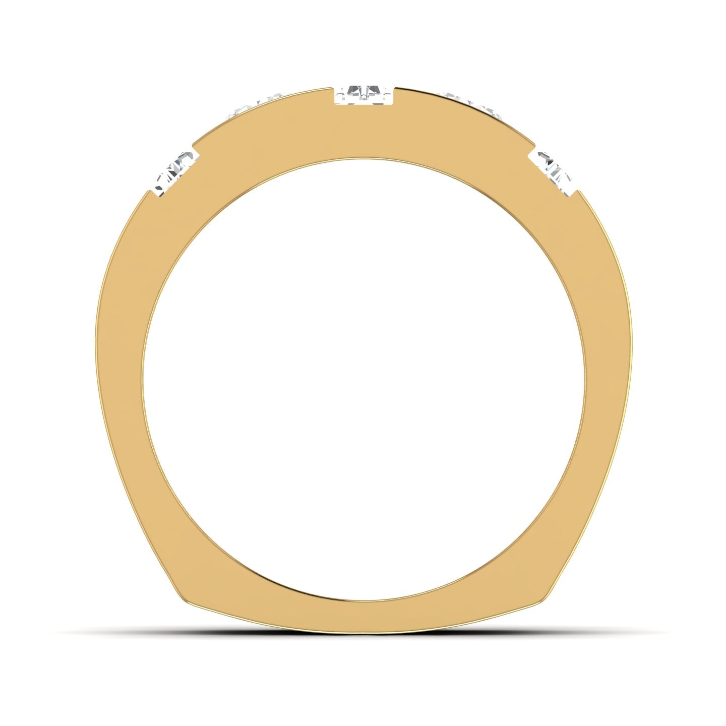 Men's Gold Lab Diamond Ring