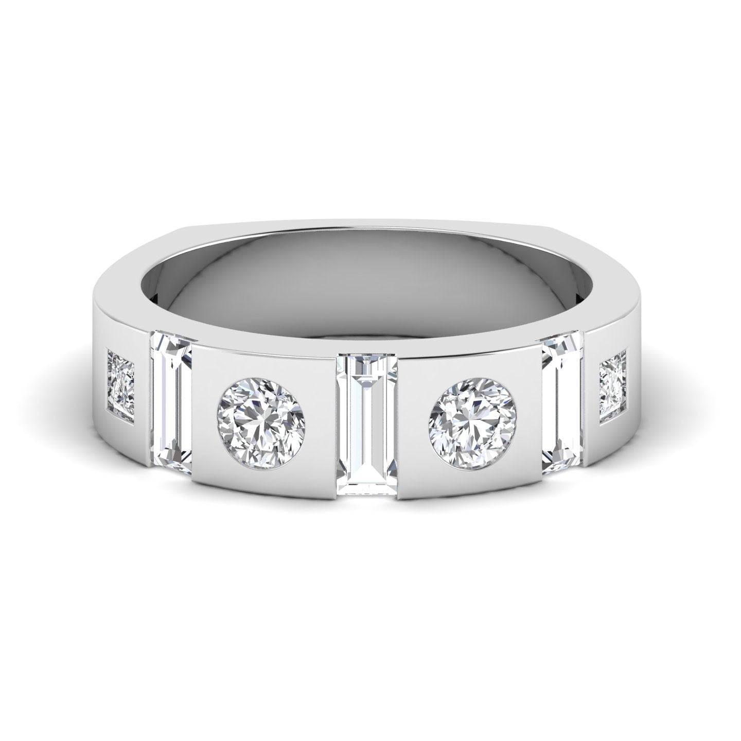 Men's Gold Lab Diamond Ring
