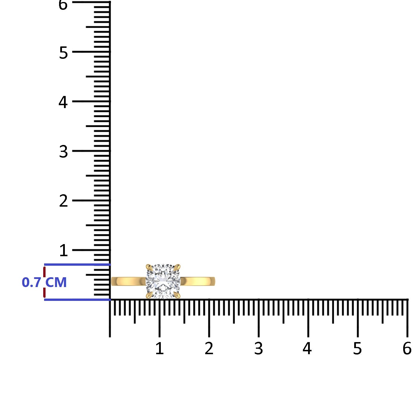 Cushion Diamond Ring