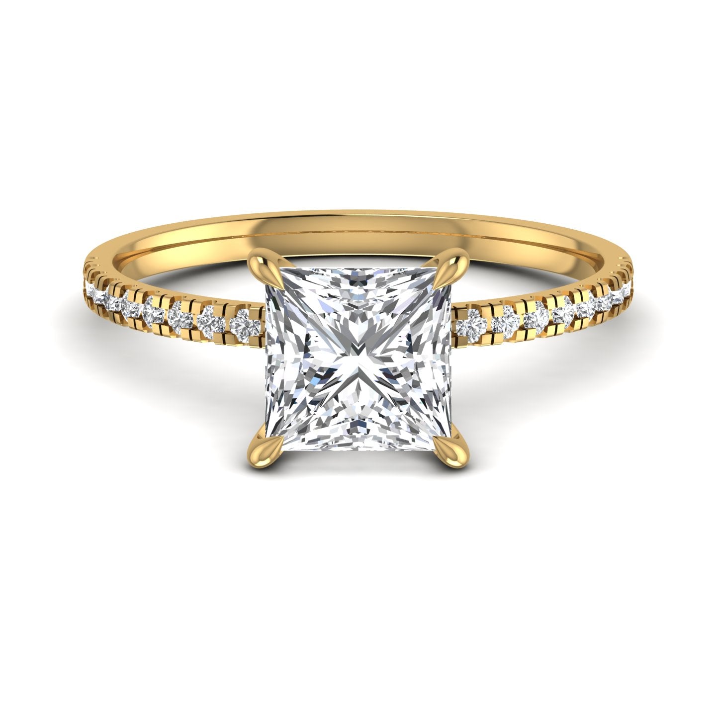 Princess Diamond Engagement Ring
