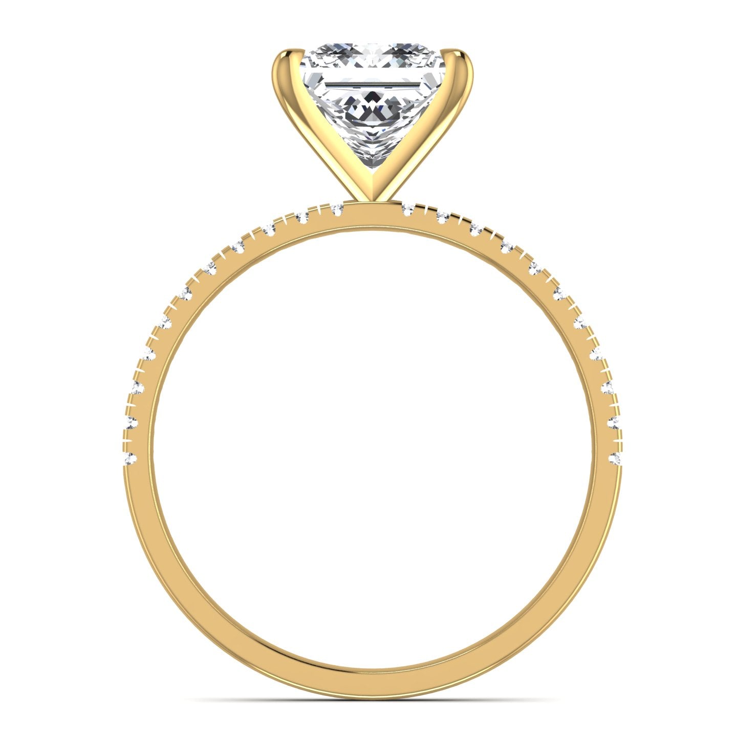 Princess Diamond Engagement Ring