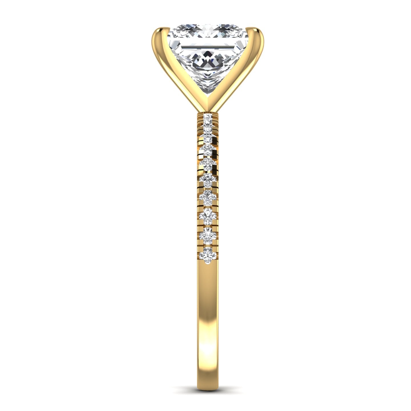 Princess Diamond Engagement Ring