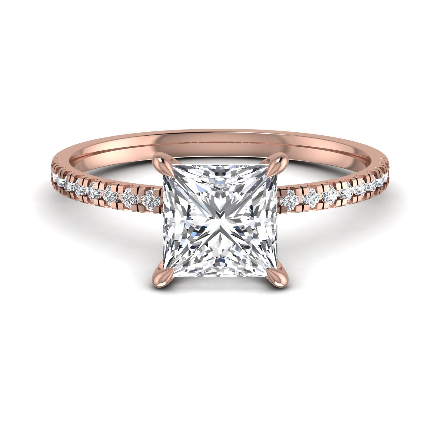 Princess Diamond Engagement Ring