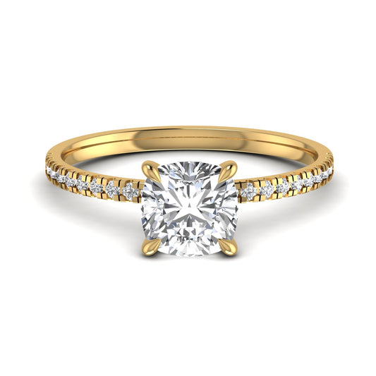 Cushion Diamond Engagement Ring