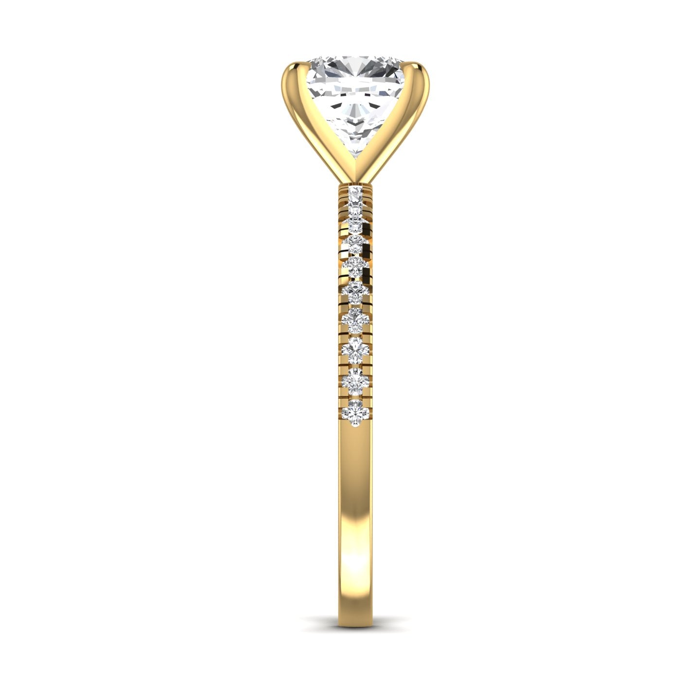 Cushion Diamond Engagement Ring