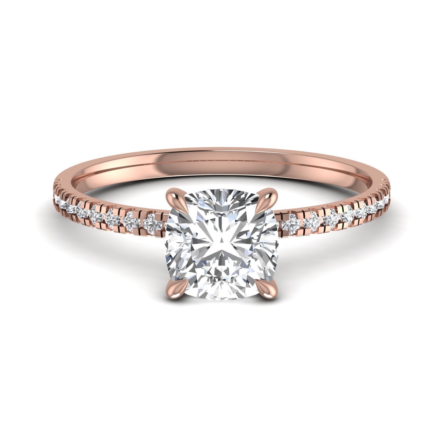 Cushion Diamond Engagement Ring