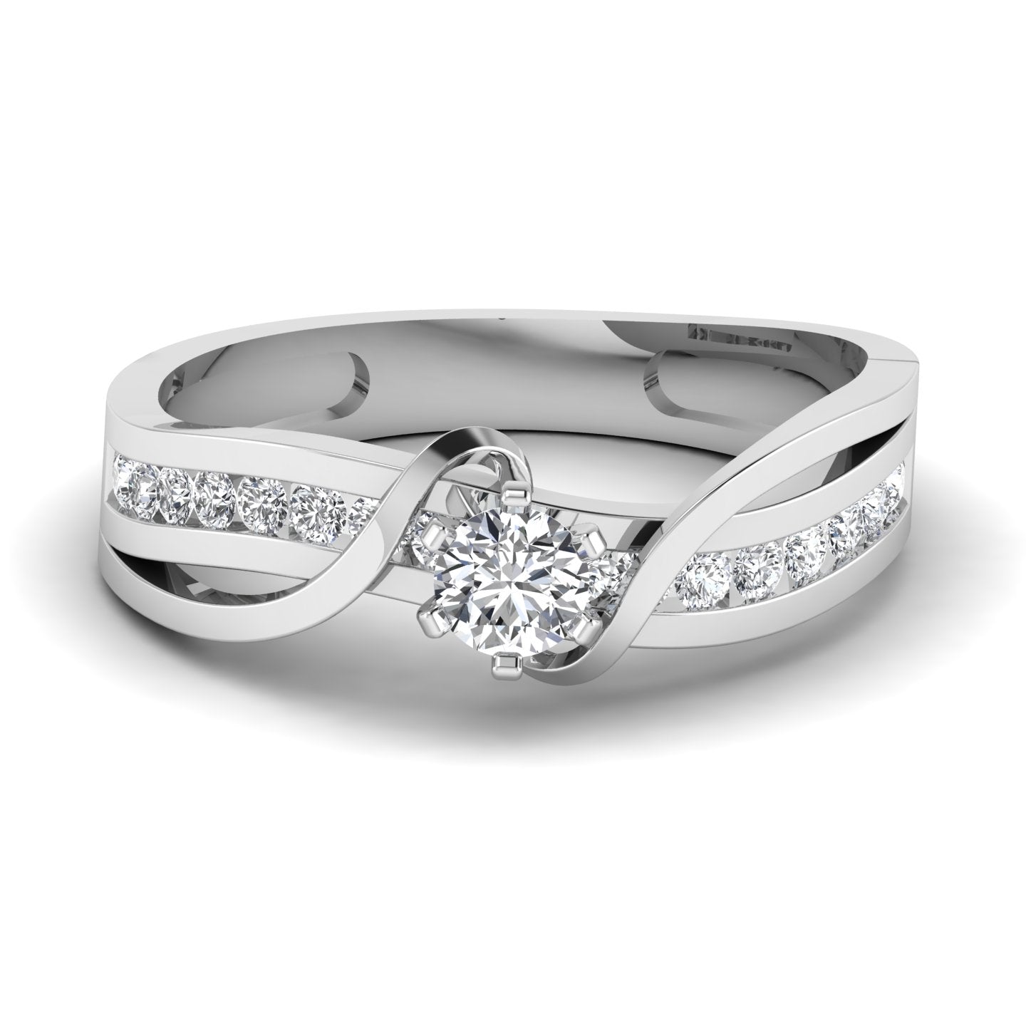 Lab Diamond Gold Ring