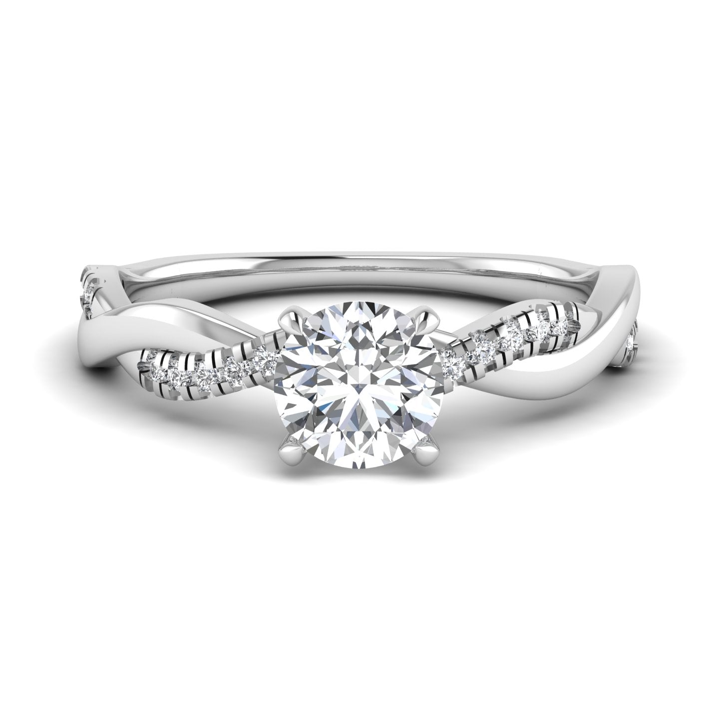Solitaire Diamond Gold Ring