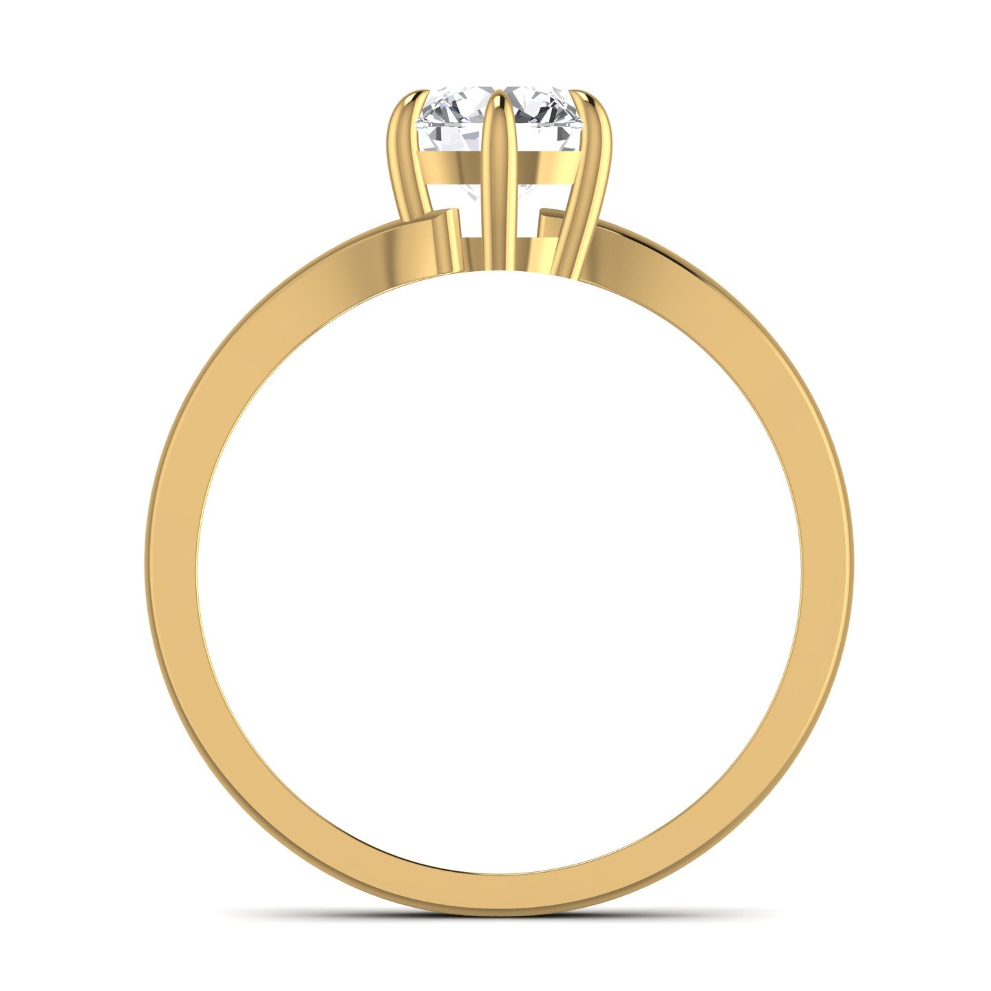 Round Solitaire Diamond Ring