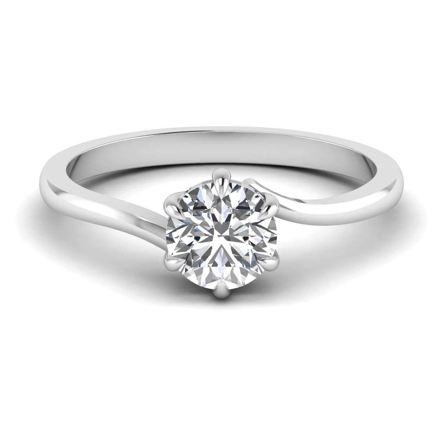 Round Solitaire Diamond Ring