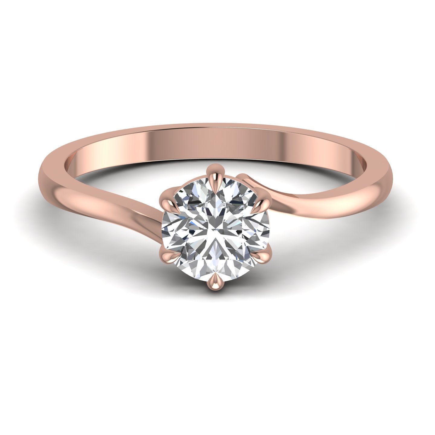 Round Solitaire Diamond Ring