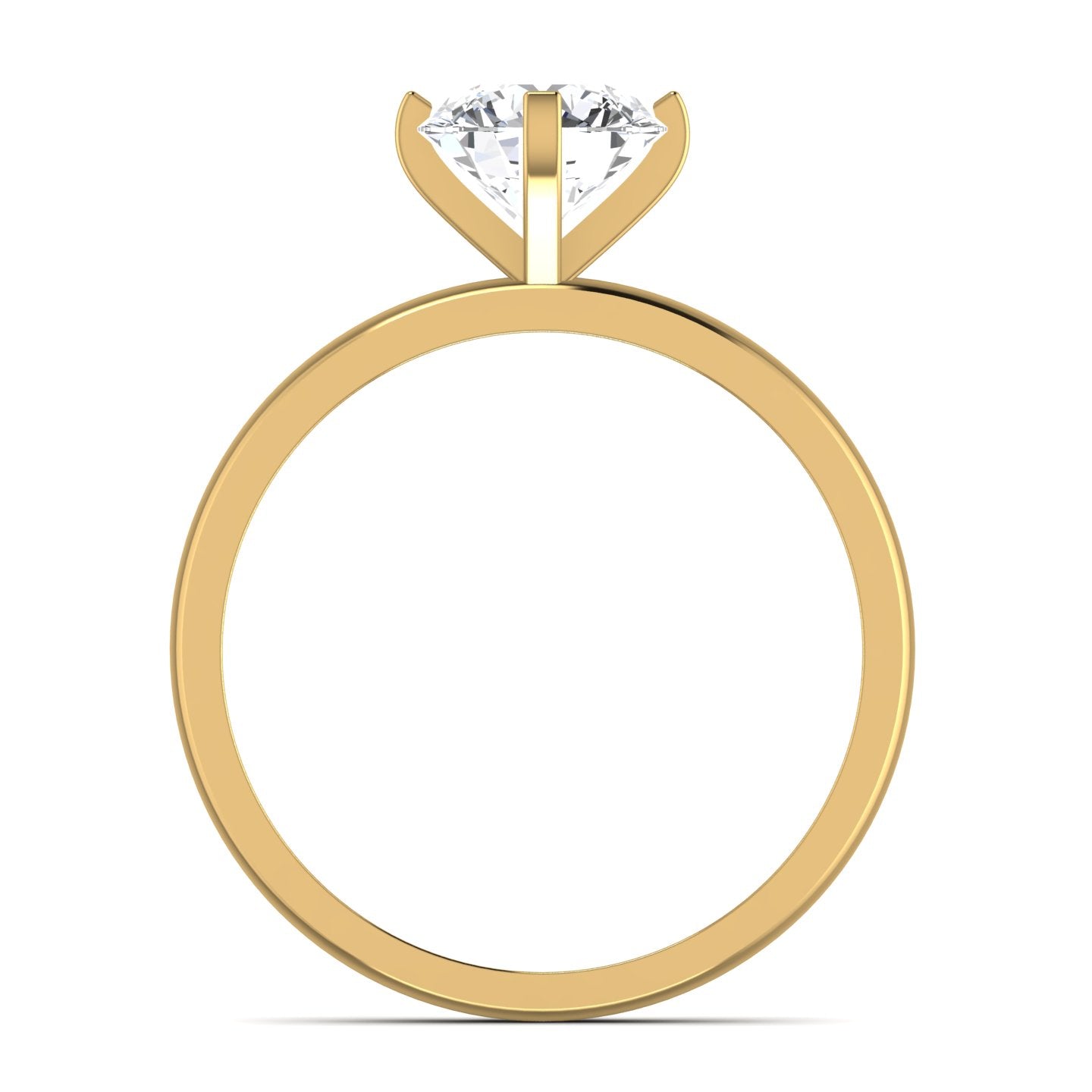 Round Solitaire Diamond Ring