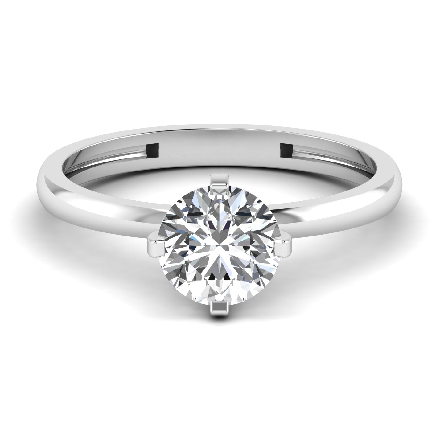 Round Solitaire Diamond Ring
