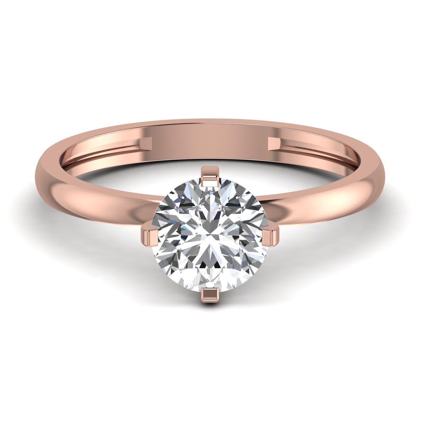 Round Solitaire Diamond Ring