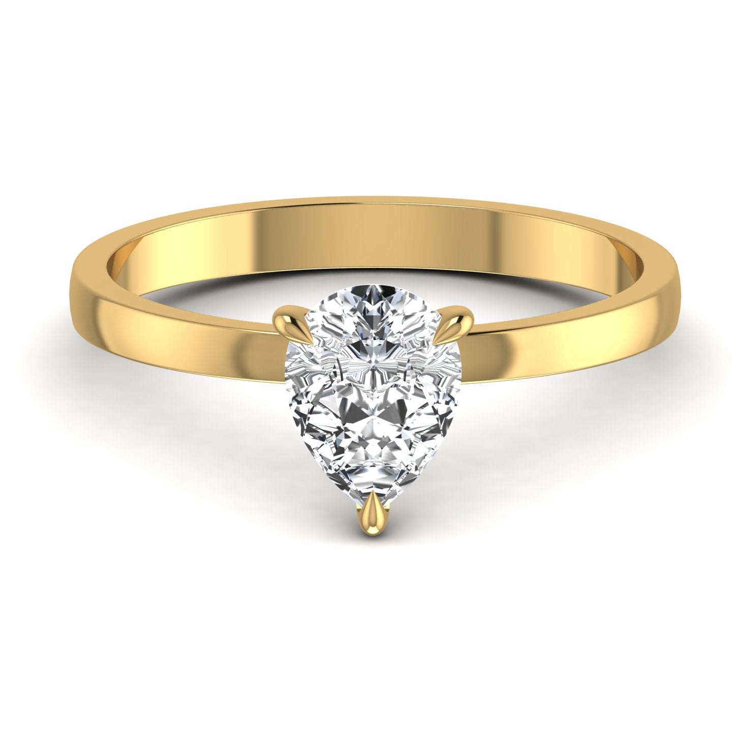 Lab Diamond Solitaire Ring