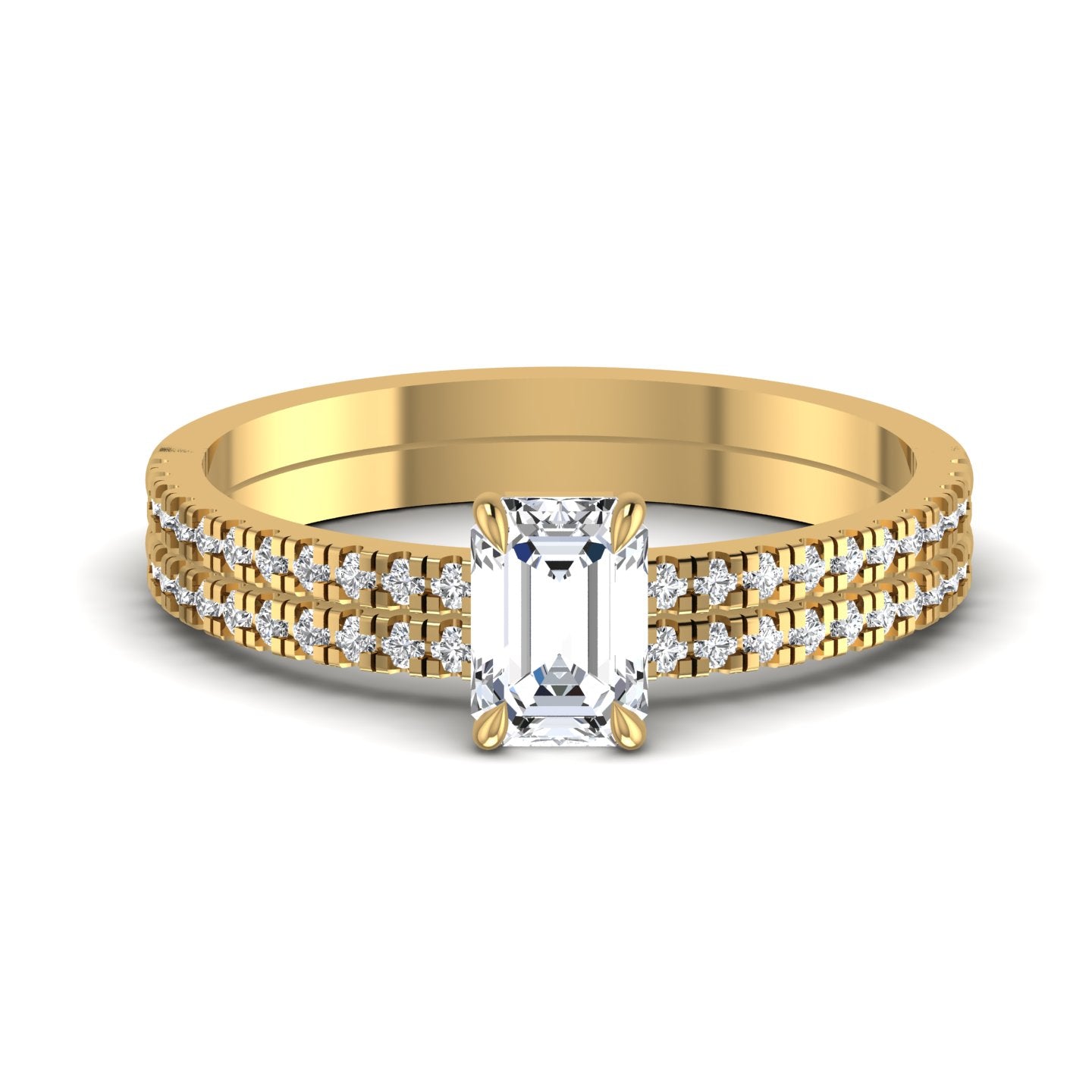Diamond Wedding Ring Set