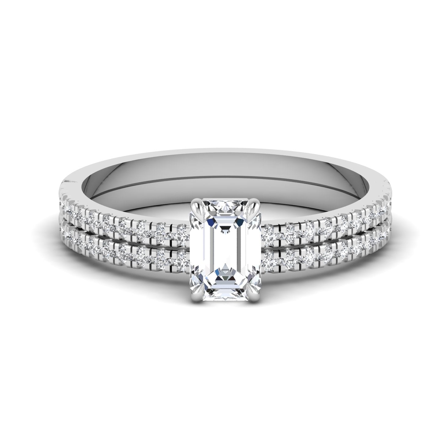Diamond Wedding Ring Set