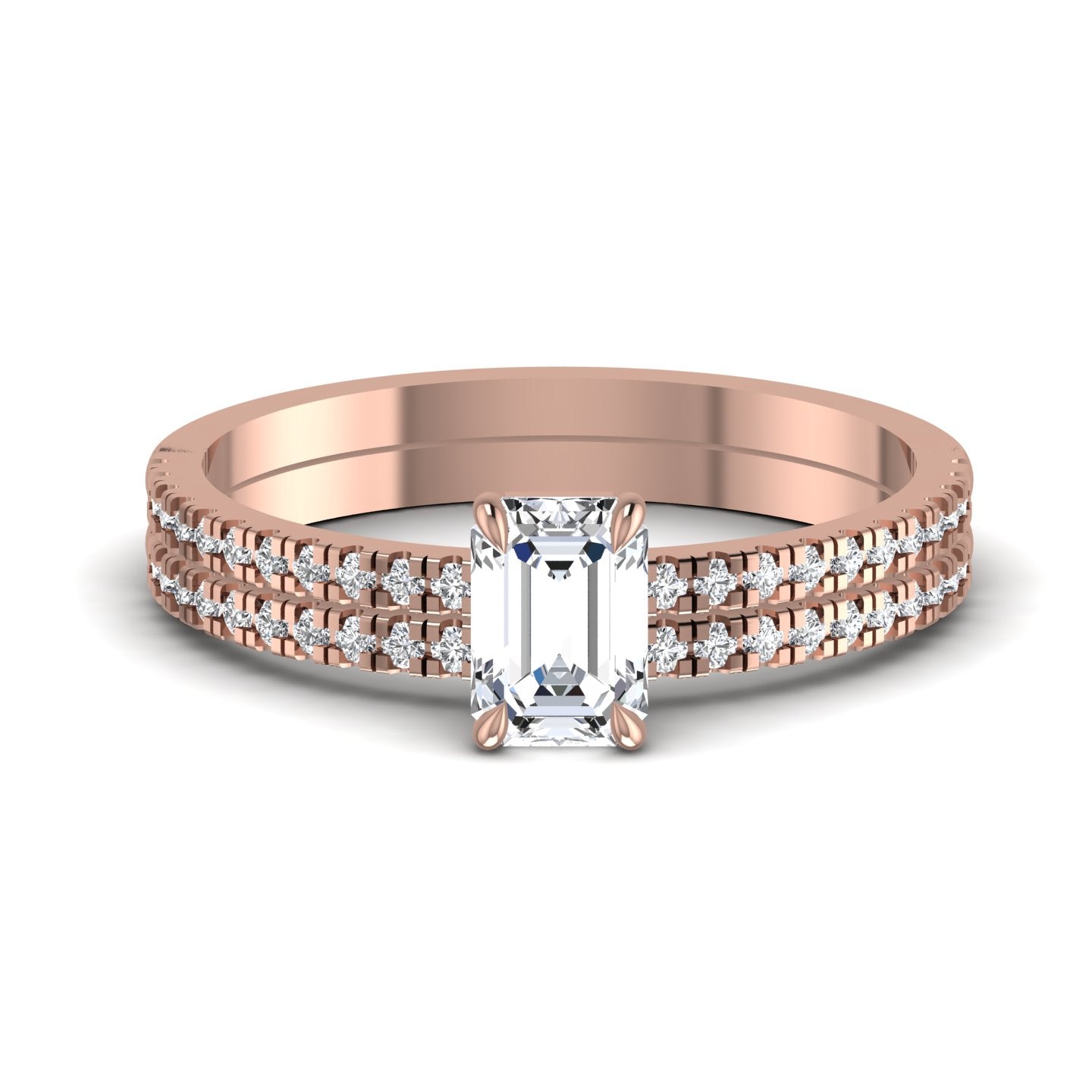 Diamond Wedding Ring Set