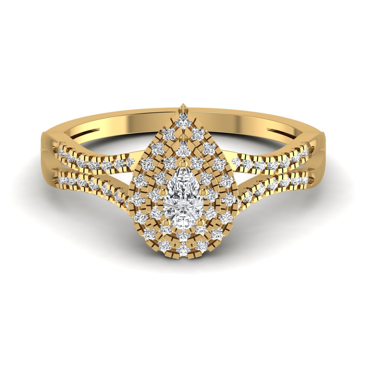 Pear Diamond Classic Ring