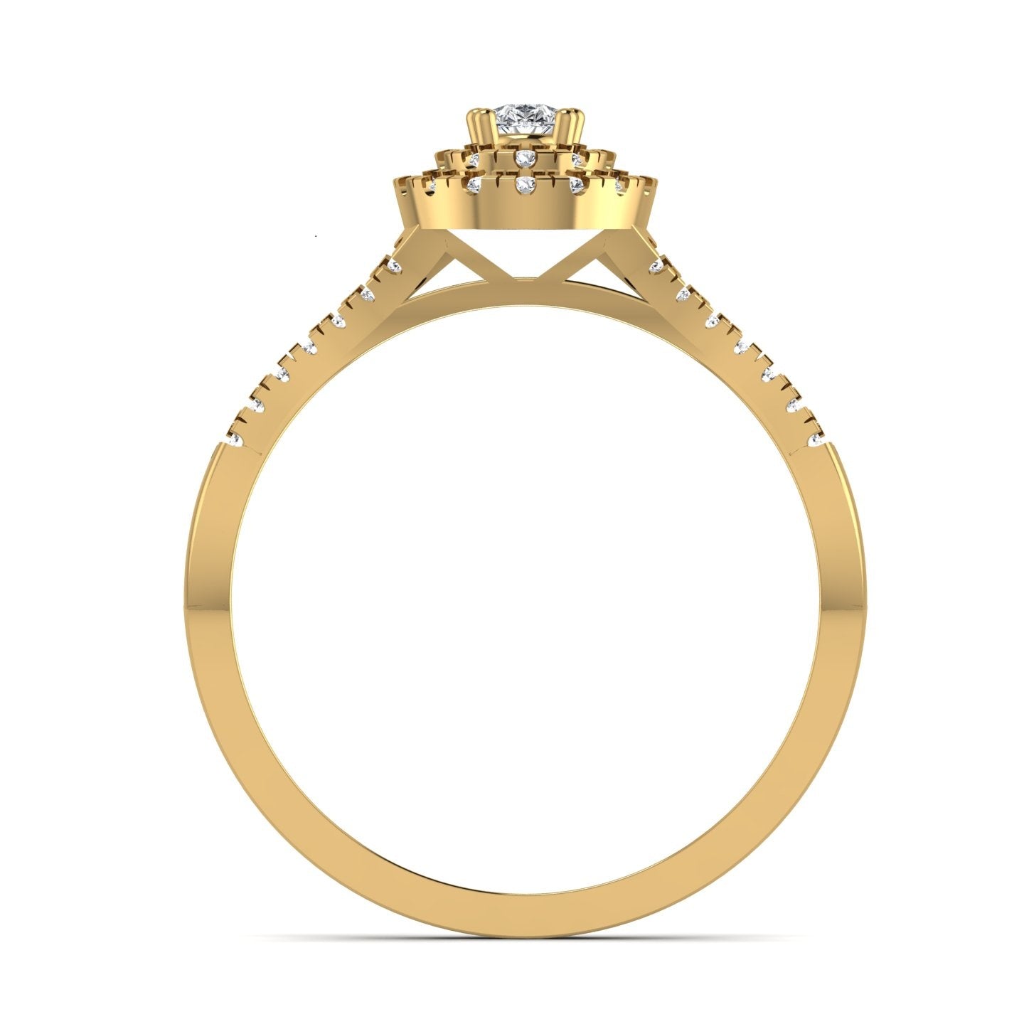 Pear Diamond Classic Ring