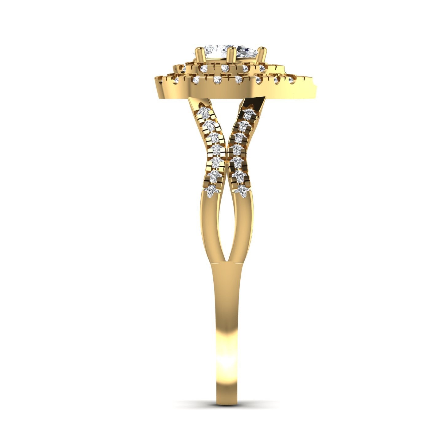 Pear Diamond Classic Ring