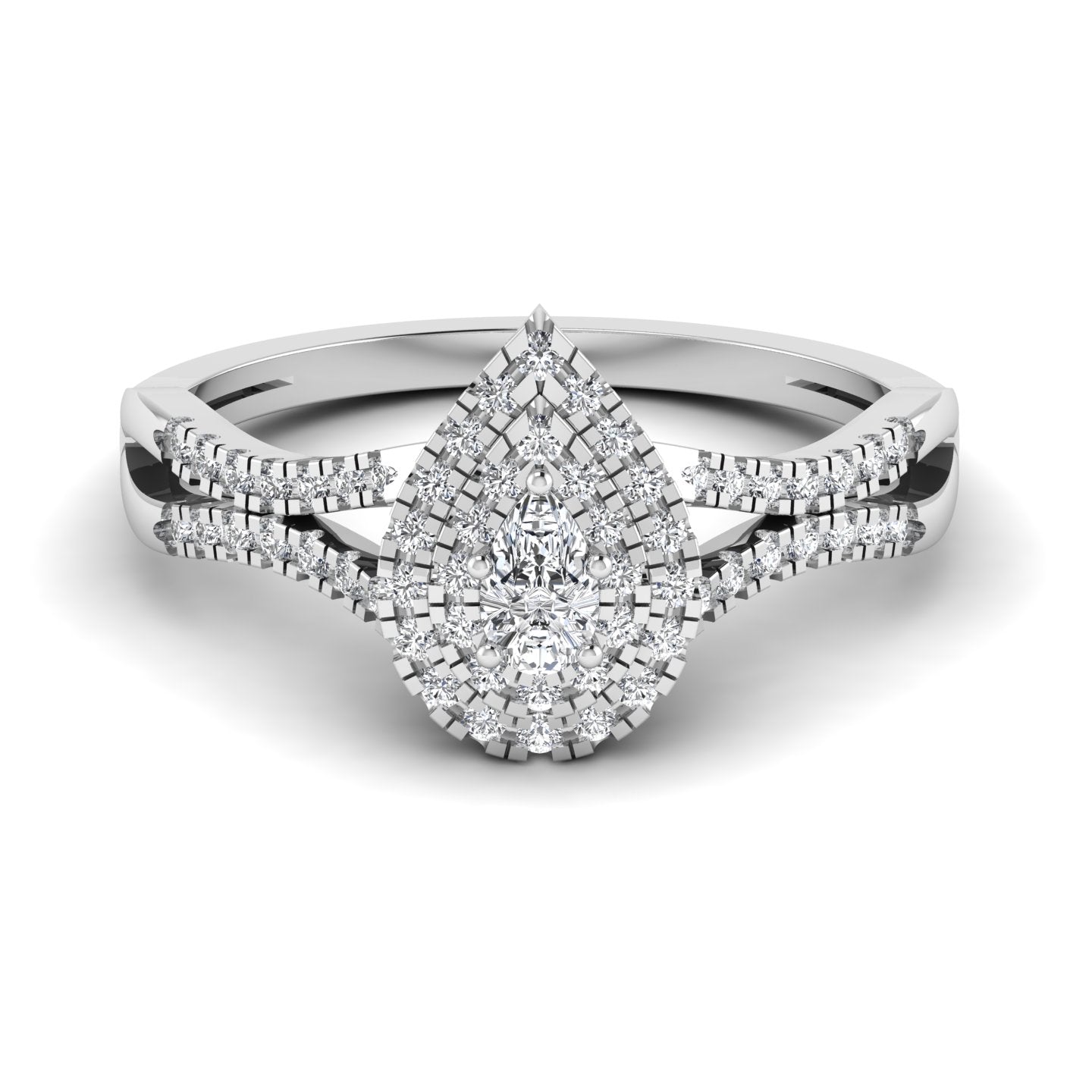 Pear Diamond Classic Ring