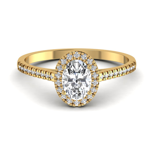 Oval Diamond Engagement Ring
