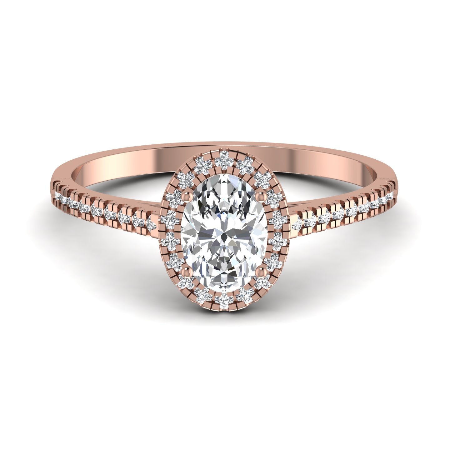 Oval Diamond Engagement Ring